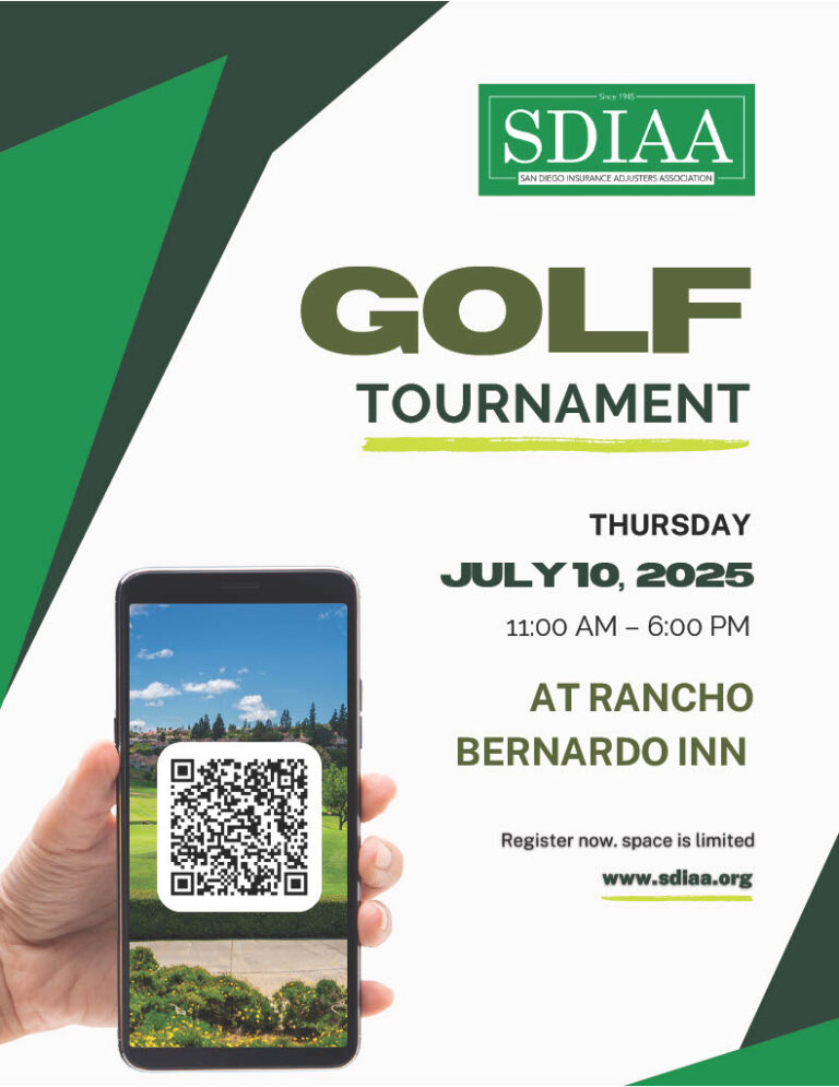 SDIAA Golf Tournament QR flyer