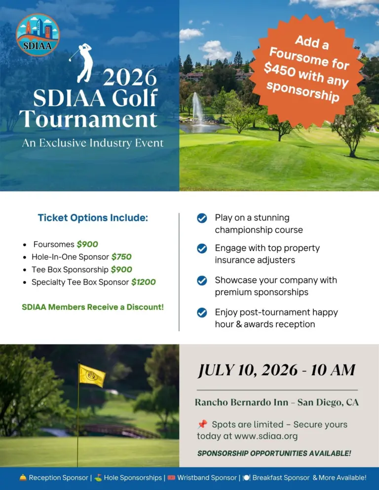 2026 SDIAA Golf Tournament Flyer